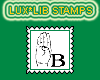 Sign Language B Stamp