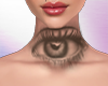 Neck Eye Tattoo