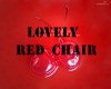 Lovely red chair