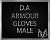 D.A Armour Gloves (Male)