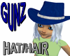 @ Blue Suede Hat w/Hair