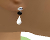 B&W Pearl Earrings