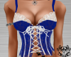 Blue Lace Corset