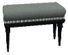 Black Piano Bench