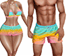 couple beach trunk