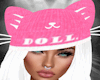 Dollz Hat/Hair [PINK]