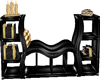 blk n gold reading seat