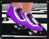 {D} Purple Roller Skates