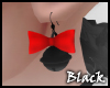 BLACK bell earrings