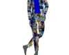 *VERS@CE BLU/LeopardSuit
