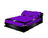 bed purple and black