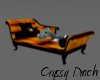 Yellow Vel Chaise Lounge