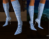 Sexy Baby Blue Boots