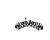 black & white couch