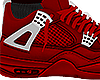 Red + White Retro 4s