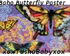Boho Butterfly Poster