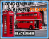 LONDON Bus & Phone Frame