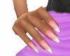 Princess pink nails