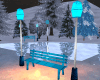 Park Bench/Lights-Blue