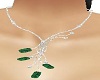 emerald/diamond necklace