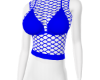 Blue Netted Summer Top