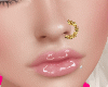 My Gold Nugget Nose Ring
