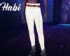HB White trousers