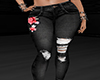 GL-RLS Rose Black Jeans