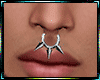 Spiked Nose Piercing