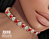 ! Christmas gem choker