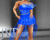 JVD Blue Flowered Dress