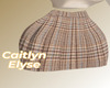 EMBX Plaid Wool Skirt