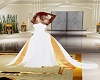 Wedding Gown White/Gold