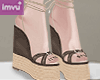 Ѷ Camilla Khaki Wedges