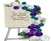 Teal/Purple wedding wlcm