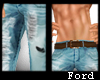 |F| Blue Ripped Jeans