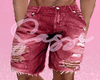 Jean Shorts Red