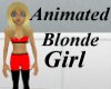 Animated Blonde Girl
