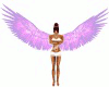Purple angel wings 