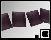 ♠ Four Pillows Purple