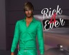 R4E GREEN TUCKED SHIRT
