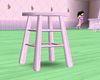 pink bar stool