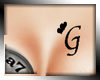 Chest Tattoo letter G