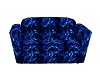 Blue Abstract Couch