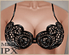 (IPX)Lacy Bra Blk -Med-