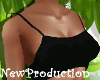 New: Black Crop Tank Top