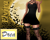 Elvira- Dress / Fishnets