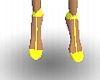 yellow stilleto heels
