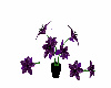 animated purple plant