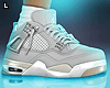 4s Retro Sneakers Grey